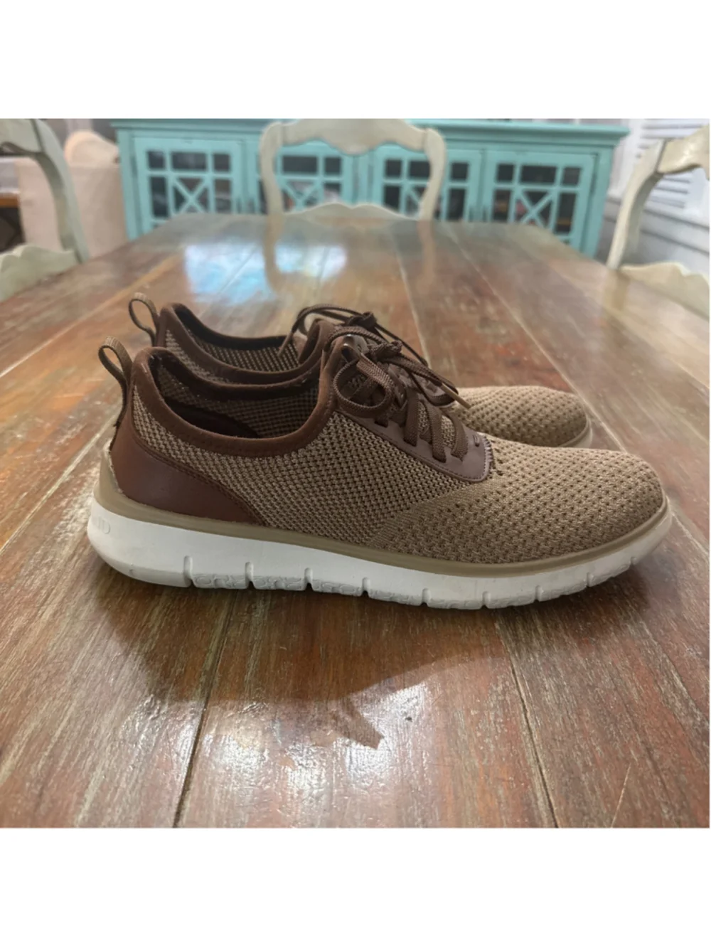Cole Haan ZERØGRAND Stitchlite Knit Wingtip Oxford Sneakers - Men’s Size 10